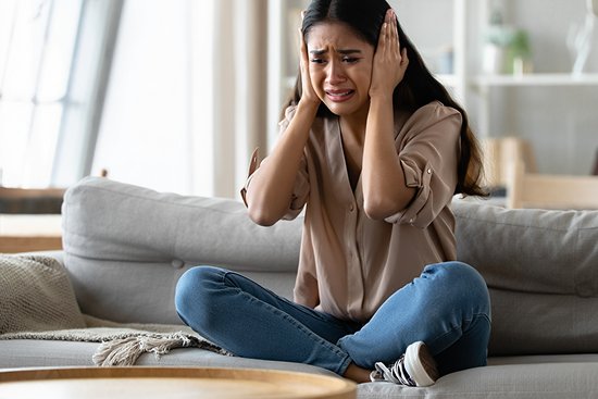 У девушки психоз